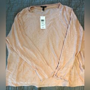 Eileen Fisher Bateaux Box Top Powder Pink M/M